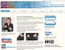 Tablet Screenshot of drivetimeyoga.com